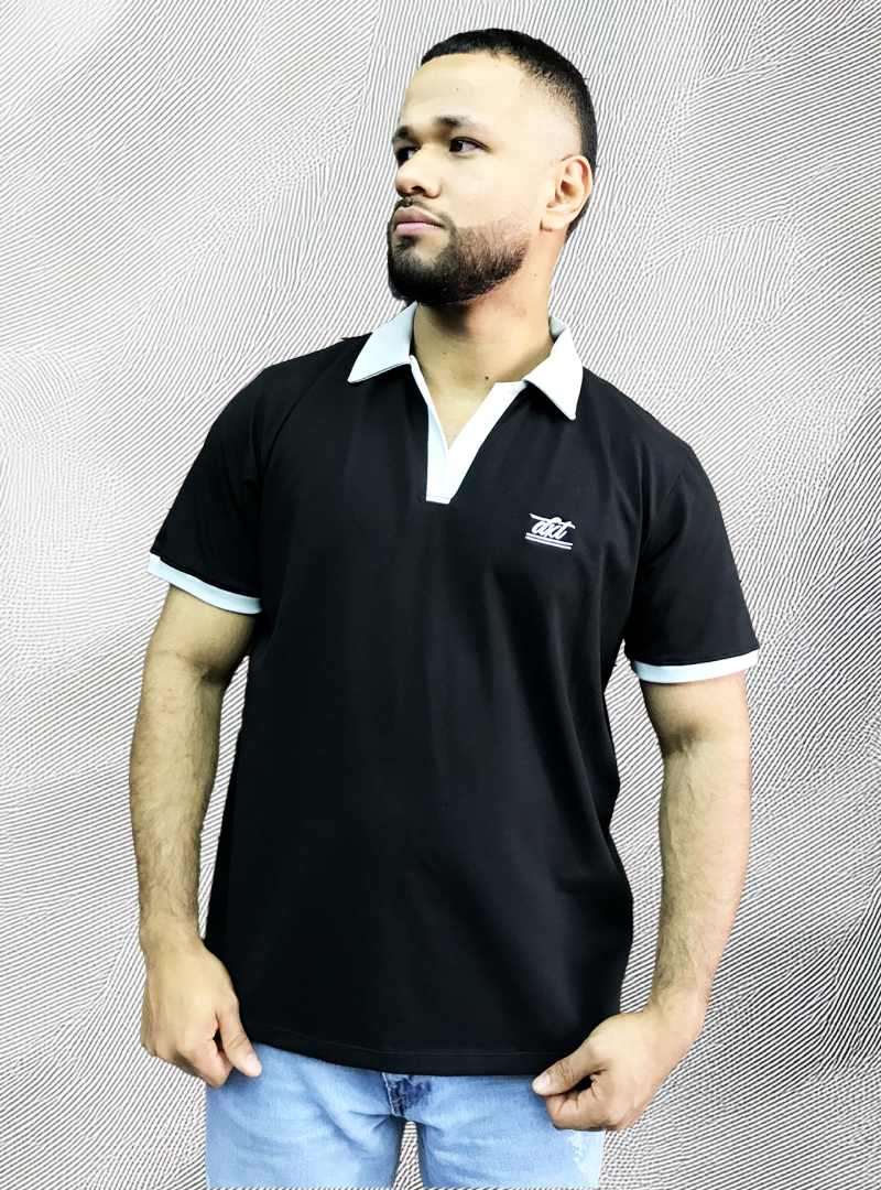 POLO CUELLO SPORT COMBINADO
